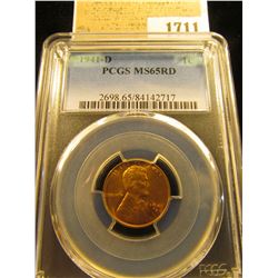 1711 _ 1941 D Lincoln Cent, PCGS slabbed MS65RD