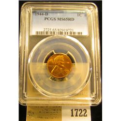 1722 _ 1944 D Lincoln Cent, PCGS slabbed MS65RD