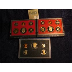 1724 _ 1980 S, 82 S, & 83 S U.S. Proof Sets. Original as issued.