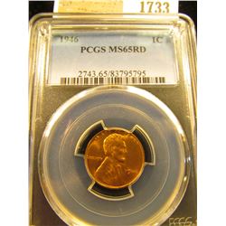 1733 _ 1946 P Lincoln Cent, PCGS slabbed MS65RD