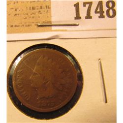 1748 _ 1875 U.S. Indian Head Cent.