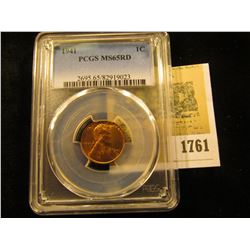 1761 _ 1941 P Lincoln Cent, PCGS slabbed MS65RD