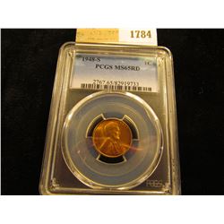 1784 _ 1948 S Lincoln Cent, PCGS slabbed MS65RD.