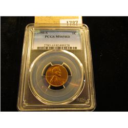 1787 _ 1950 S Lincoln Cent, PCGS slabbed MS65RD.