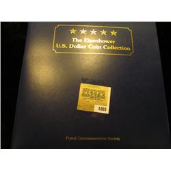 1803 _ The Eisenhower U.S. Dollar Coin Collection, by Postal Commemorative Society, all stamped, pos
