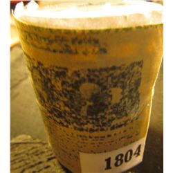 1804 _ Solid-date Roll of 1976 S Proof Kennedy Half Dollars. (20 pcs.) Stored in a plastic tube.