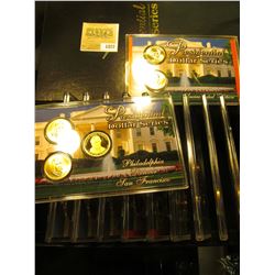 1822 _ 12-case Set "Presidential Dollar Series" Contains thirty different Dollar coins. Includes (5)