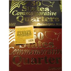 1826 _ 2001 Philadelphia & Denver Mint United States Statehood Quarters in special cases each of whi