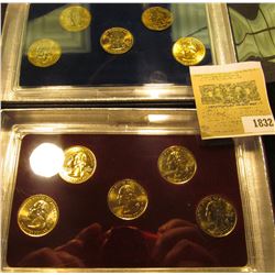 1832 _ 2007 Philadelphia & Denver Mint United States Statehood Quarters in special cases each of whi