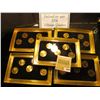 Image 1 : 1840 _ 2003, 2006, (2) 2007, & 2008 "Commemorative Quarters Gold Edition" Five-piece Statehood Quart