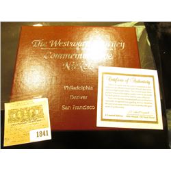 1841 _ (3) "The Westward Journey Commemorative Nickels Philadelphia Denver San Francisco" Three-Piec