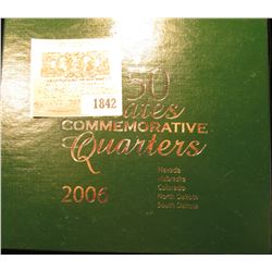1842 _ 2006 States Commemorative Quarters Boxed Set. Nevada, Nebraska, Colorado, North & South Dakot