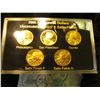 Image 2 : 1844 _ "Sacagawea Dollar 2005" Five dollars encased in a holder and stored in a box.The set containi