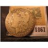 Image 1 : 1867 _ 1879 New Orleans Mint Silver Morgan Dollar.