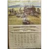 Image 2 : 1872 _ Larger than 2' x 3' Poster Calendar with Western Scene dated 1978 from "Bausback Fertilizer C
