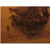 Image 3 : 1880 _ 11" x 17" Pencilling titled "Summer on the Coast of Holland", depicts Sailing ship, not signe