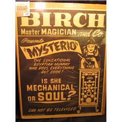 1887 _ Pair of Old Posters" "Magician with Master Magician Kramien and His Company of Wonder Workers