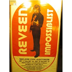 1889 _ "Reveen Impossiblist San Jose Civic Auditorium…" Magician's poster.