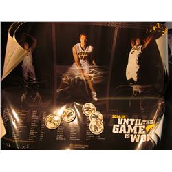 1897 _ (3) 2014-2015 "Until The Game is Won" University of Iowa Hawkeye Basketball Posters in excell