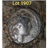 Image 2 : 1907 _ Hellenistic Period Greek Portrait Coin. An interesting coin from ca. 400-300 B.C. which depic