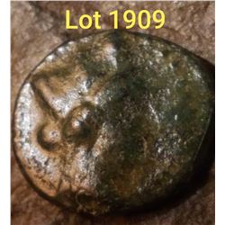 1909 _ Ancient Greece Phrygia - Bronze coin of the city of Apameia, circa 133-48 BC,, cuirassed head