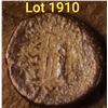 Image 2 : 1910 _ Hellenistic Period Greek Portrait Coin. An interesting coin from ca. 400-300 B.C. which depic