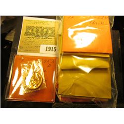 1915 _ 1952D, (6) 53D, (4) 55D, (5) 57D, (4) 62D, & (3) 63D Lincoln Cents, All Gem BU.