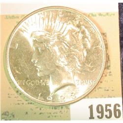 1956 _ 1923 P U.S. Peace Silver Dollar. Gem BU.
