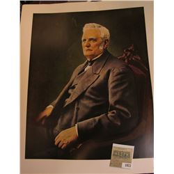 1973 _ 1937 Original John Deere Portrait from J.D. Moline Archives, 14" x 16 3/4".