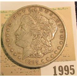 1995 _ 1885 P U.S. Morgan Silver Dollar.