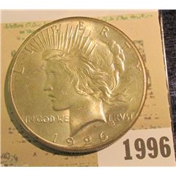 1996 _ 1926 P U.S. Silver Peace Dollar.
