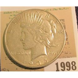 1998 _ 1935 S U.S. Silver Peace Dollar.