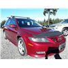 Image 2 : B6 -- 2005 MAZDA MAZDA 6, RED, 205 696KM.
