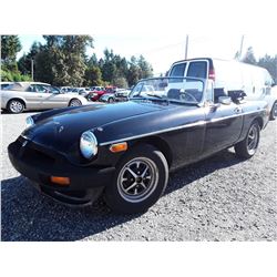 D1 -- 1975 MG MGB CONVERTIBLE, BLACK, 145,311 KMS
