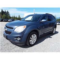 K4 -- 2011 CHEV EQUINOX LT SUV, BLUE, 128,225 KMS