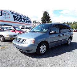 L3 -- 2004 FORD FREESTAR SE VAN, B;UE, 160,825 KMS