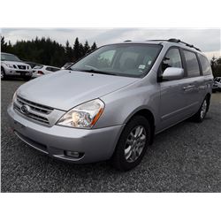 H4 -- 2008 Kia Sedona EX , Silver ,137024  KM's
