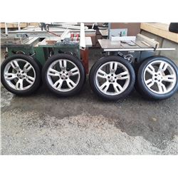 0C -- Michelin P245-50 R20 Tires on Ford Chrome Wheels