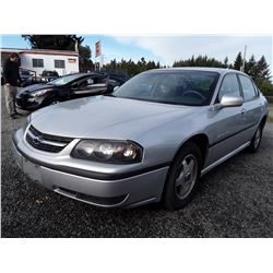 D6 --  2000 Chevrolet Impala , Silver , 180133  KM's