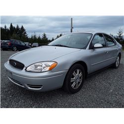 G4 -- 2006 Ford Taurus SEL , Silver , 167253  KM's