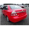 Image 4 : E4 -- 2007 Chevrolet Aveo , Red , 175746  KM's
