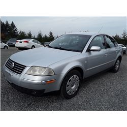 C5 -- 2003 VW Passat GLS , Silver , 222946  KM's