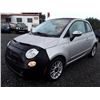 Image 1 : J6 -- 2013 FIAT 500 CONVERTIBLE, SILVER, 174,358 KMS