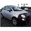 Image 2 : J6 -- 2013 FIAT 500 CONVERTIBLE, SILVER, 174,358 KMS