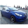 Image 2 : B2 --  2013 Hyundai Accent GLS , Blue , 128499  KM's