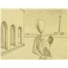 Image 3 : Attr. GIORGIO DE CHIRICO Italian 1888-1978 Pencil