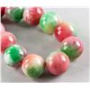 Image 2 : Chinese Mixed Color Agate Carved Necklace