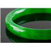 Image 2 : Burma Emerald Green Jadeite Carved Bangle