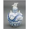 Image 3 : Yuan Style Blue and White Porcelain Jar Cover