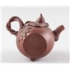 Image 2 : Chinese Zisha Lotus Teapot Signed ZHOU JINGZHEN